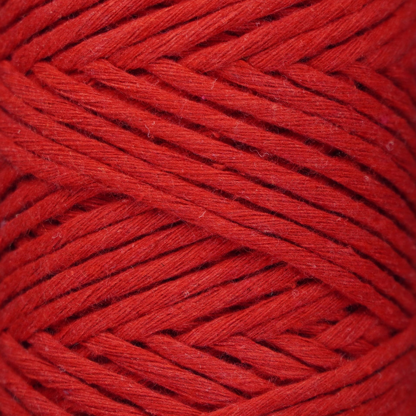 Makramee Garn 3mm x 100m Premium Single Twisted Macrame Cord - Rot