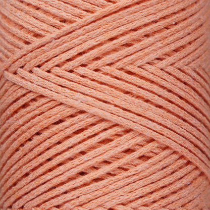 Baumwolle Makramee Garn 2mm x 180m - Salmon Rosa