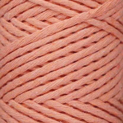 Makramee Garn 3mm x 100m Premium Single Twisted Macrame Cord - Salmon Rosa