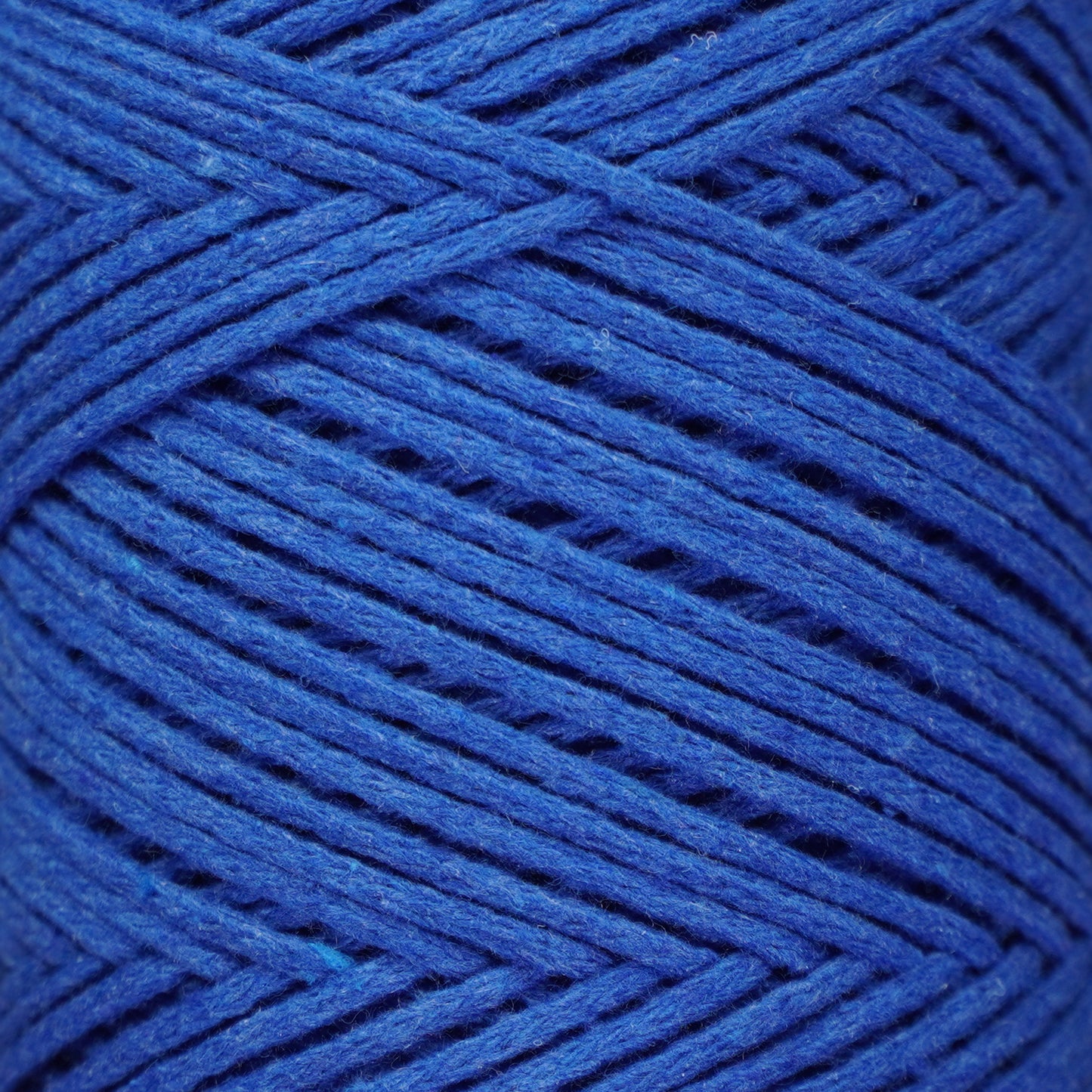Baumwolle Makramee Garn 2mm x 180m - Sax Blau