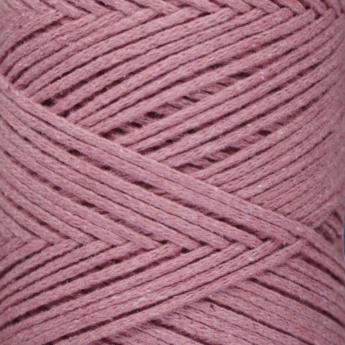 Baumwolle Makramee Garn 2mm x 180m - Staubige Rosa