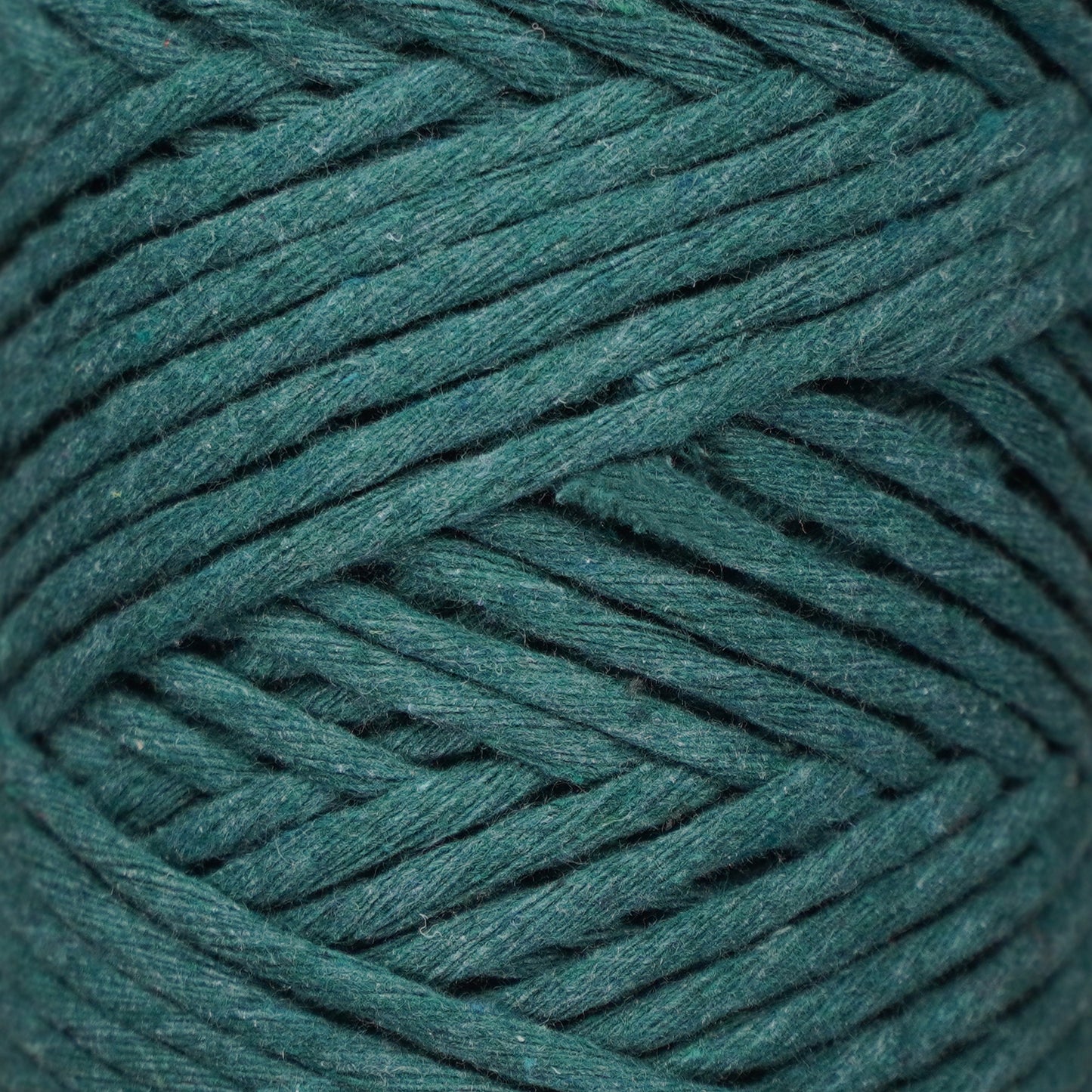 Makramee Garn 3mm x 100m Premium Single Twisted Macrame Cord - Wald Grün